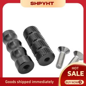 SHPYHT✨ M6 Universal Motorcycle Foot Pegs Ergonomic Gear Shift Lever Rustproof Brake Pedal Easy Installation Parts for Daily Commute