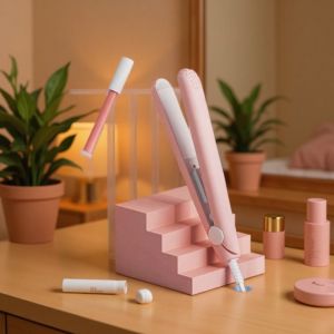 AEhair straightener and curler for both men and women small bangs curling iron portable straightener and curler for dormitory use