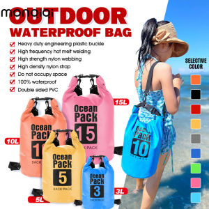 [24 hours delivery] Dry Bag (10L)Ocean Pack Waterproof Bag Outdoor Dry Bag Sling Shoulder Backpack Outdoor Travel Bucket Bag