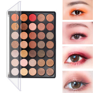 VERONNI Eyeshadow Palette Colorful Eye Shadow Palette 35 Color Glitter Highlighter Shimmer Make up Pigment Matte Pallete Beauty Cosmetic