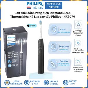 Bàn chải đánh răng điện thương hiệu Hà Lan Philips DiamondClean HX5070 cao cấp - 3 chế độ (Bảo Hành 2 Năm)