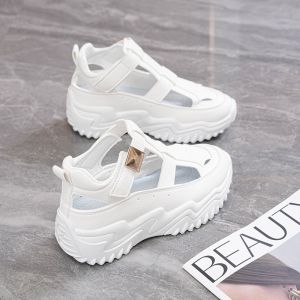 Sandal Đế Cao Giày Thể Thao Sneaker Nữ Tập Gym Đi Bộ Thoáng Khí Đế Cao 5p Mun Shoes M479-3