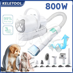 7in1 Pet Grooming Vacuum Kit for Cats and Dog Kit Multifunctional Pet Grooming Vacuum Dog Cat Hair Vacuum Groomer
