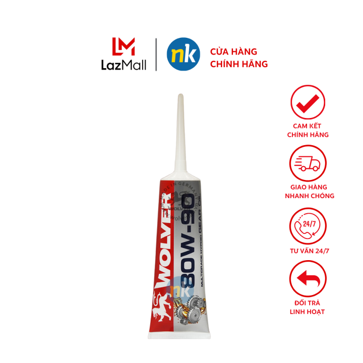 Nhớt hộp số xe tay ga cao cấp Wolver Gear Oil 80W90 GL5 120mL Lazada.vn