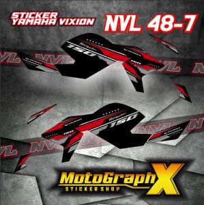 Striping Stiker Premium Vixion NVL ( New Vixion Lighting ) Stiker New Vixion Lighting NVL 48 Premium