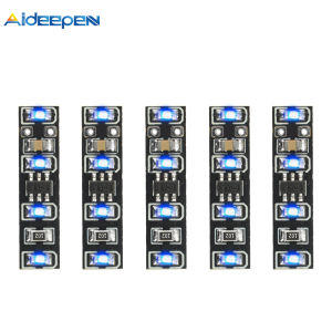 ไฟโมดูลแสดงผลพลังงาน Aideepen DC 3.7-4.2V 1S ไฟไฟ Led แสดงสถานะมิเตอร์ไฟฟ้าแบตเตอรี่ลิเธียมต่อเนื่องมินิ
