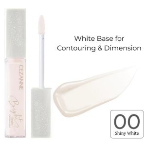 JAPAN Cezanne Bright Color Concealer 9g SPF31 PA+++ (#10 Clear Blue #00 Shiny White ) Oil Free Non Clog Pores Refines Rough Skin Surface UV Water Resistant Multifunctional Color