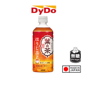 DyDo Hanocha - Hojicha Roasted Green Tea (490ml) | Japanese 100% Real Brewed Tea | Made in Japan