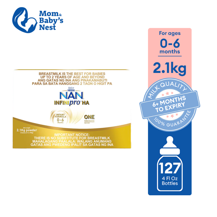 NAN® InfiniPro® HA One Infant Formula for 0-6 Months Plain