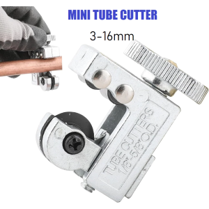 Mini Tube Copper Pipe Cutter 3-16mm Plumbing Tool Shear for Copper and Aluminum Tubes Water-cooled