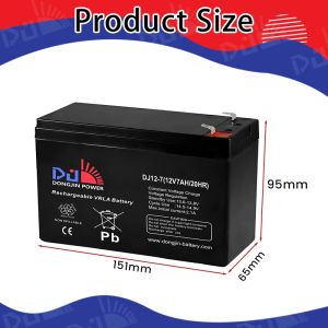 DongJin Power 12V7AH UPS Battery Rechargeable VRLA Battery Sealed Lead Acid Rechargeable