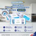 Sofresh Kitchen Wipes Wet 80 Pcs Pack Tissue Basah Dapur (Disinfect, Anti-Bacterial, Remove Oil & Grease, 0% Alcohol). 