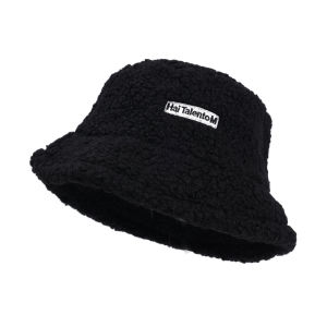 Lamb Faux Fur Bucket Hat Winter Warm Furry Hats for Women Lady Thicken Fisherman Hat Caps Outdoor Fishing Hiking Camping Hats