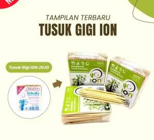 Tusuk Gigi Bambu Merk ION/Tusuk Buah/ISI 250 PCS 1 Bungkus