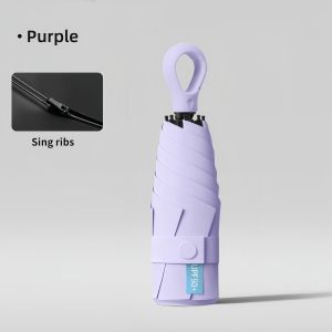AFAU Ultra-Light Mini Umbrella with hook UV Protection New Folding Umbrella sunny and rain Pocket Umbrella sunny and rain easy to use when going out no need to worry about losing the umbrella