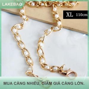 【LAKEBAO】 Dây Xích Túi ngọc trai 40-120cm Dây đeo túi đeo vai thay thế phụ tùng Túi