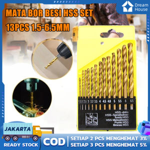 Mata Bor Besi Set 13 Pcs: 13PCS Hex-Shank Drill Bits