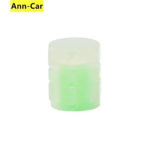 【Ann-Car】4Pcs Universal Fluorescent Green tires Air Cap Stem Valve/ Luminous Valve Cap/ Car & Motorcycle & Bicycle Wheel Tire Valve Cap