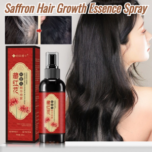 Saffron Essence Spray Cover Grey Hair Promote White-to-black Hair Growth Hair Blackening Essence Spray 100ml Herbal Black Hair Spray Polygonum Multiflorum