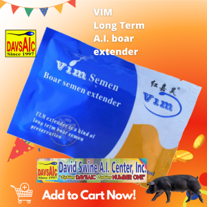 VIM Boar Semen Extender Powder artificial insemination for pigs boar semen preservative Boar semens Microscope for boar