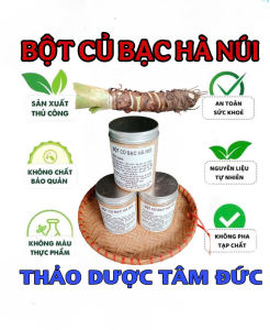 hũ 1kg bột củ bạc hà núi nguyên chất