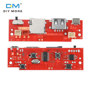 Diymore เครื่องเล่น V109ในเครื่องขยายเสียง DC 5V BT เครื่องขยาย Mp3แผงวงจรหลักเสียงอินเตอร์เฟสไมโครยูเอสบีโมดูลบีที