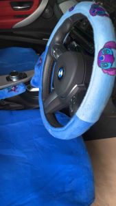 New ชุดหุ้มเบาะหน้ารถยนต์ Set11ชิ้น#สติ๊สฟ้าเข้ม#ใส่ได้ทั้งรถกระบะ และ เก๋ง#พร้อมส่ง ถูกที่สุด