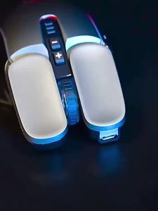 Xiaomi 2023 Wireless Mouse Gaming Gamer RGB USB Smart Stay Rechargeable Four DPI 2.4G Mute Silent Mice with 600mah for Laptop PC