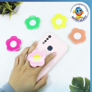 Mitra Sejati Phone Grip Bunga Pelangi Popsocket Flower