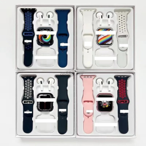 T55/T55 Pro Max Smart Watch with Pro 4 Earbuds + 2 Straps Set 2025 Hot-sale New Design original branded