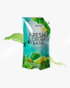 Inaura Creambath Fresh 1 kg Refill Gingseng Kiwi / Aloe Kemiri / Lime Olive Oil / Avocado Soya