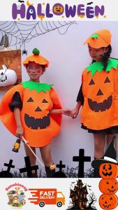 Family Halloween Pumpkin Costume Lightweight & Comfortable Trick-or-Treating Outfit