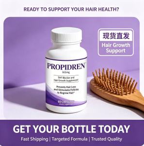 Propidren Hair Growth Supplement DHT Blocker for Hair Loss Prevention 60ct