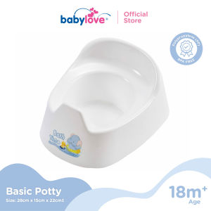 Babylove Basic Potty - Easy-Clean Lightweight & Hygienic Potty Trainer | 6–12 Months