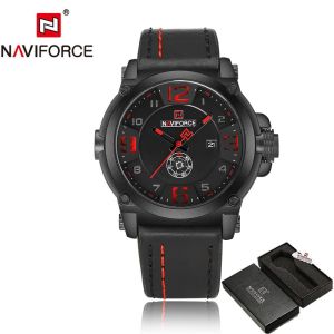 Best SellersNAVIFORCE NF9099 Mens Sport Leather Waterproof Wrist Watch（with original) Jam tangan
