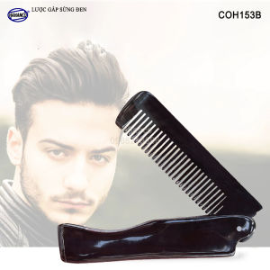 Lược sừng gập gọn dành cho Nam chải tóc mọi lúc mọi nơi giúp bạn luôn tự tin