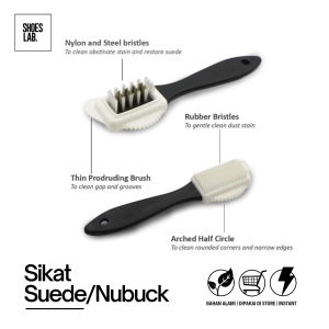 Sikat Sepatu Suede Nubuck 4 in 1 Suede Brush
