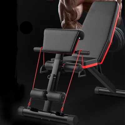 Fitlab All in 1 Exercise Bench Chair Sit Up Gym Fitness Machine ABS Six Pack Adjustable Multifunctional Sports Training Equipment Dumbbell Bench - 7320