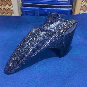 SPAKBOR SLEBOR DEPAN YAMAHA JUPITER Z ROBOT SALIB KARBON FORGED