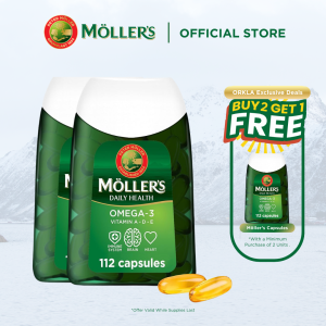 Moller’s ® | Omega-3 Capsules | Fish Oil | Nordic Omega-3 Dietary Supplement with EPA and DHA and Vitamins A D and E