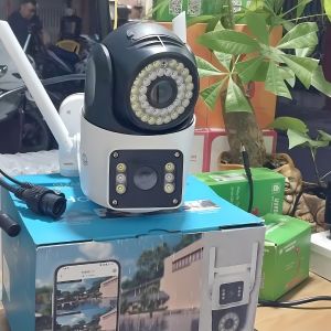 Camera Thông Minh Yoosee 8.0Mpx 2 Mắt Mắt 1 6 Đèn Led Không Quay Mắt 2 Đến 36 Đèn Led Xoay Ngang 320 Độ Xoay Đứng 90 Độ