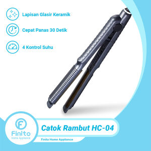 Catok Pelurus Rambut HC-04 Profesional Hair Straightener Temperatur Suhu