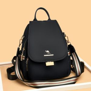 BJ63348 - BLACK/COFFEE TAS RANSEL WANITA BACKPACK PUNGGUNG TAS WANITA FASHION IMPORT MODIS ELEGAN TERMURAH TERLARIS TERBARU TAS BATAM ZCJ3348