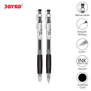 Joyko Gel Pen GP-346 0.5mm / Gel Pen Bolpen Pulpen Murah Berkualitas