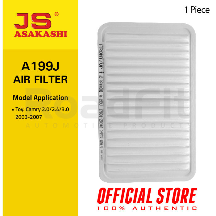 JS Air Filter A199J for Toyota Camry 2.0 2.4 3.0 03 07 Vic A 199