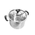 Cookware Pot Soup Pot Milk Pot High Quality European Type Double & Single Handle With Glass Cover. 