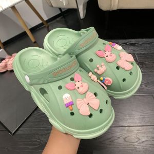 QZshop ใหม่🌈รองเท้าแฟชั่นหัวโต รองเท้าแบบสวมหัวโต🐖แต่งตัวการ์ตูนสีชมพูสุดน่ารักมุ้งมิ้ง💗 ใส่เที่ยวคาเฟ่เก๋ๆกันเลยน้าา ⛅️