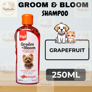Papi Groom & Bloom Shampoo and Conditioner for Dogs and Cats 250ML/525ML/1010ML