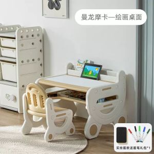 Childrens Desk Chair Set Reading Area Study Desk Kindergarten Children Writing Desk Gaming Table