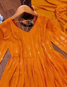 Beautiful And Elegant Embroidery Sequence Anarkali✨✨✨